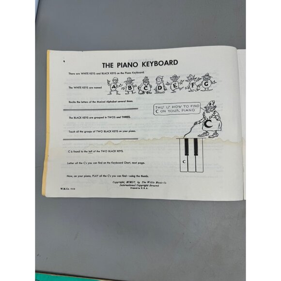 John Thompson's Easiest Piano Course pt 1 book paperback 1955 english READ - Picture 4 of 5